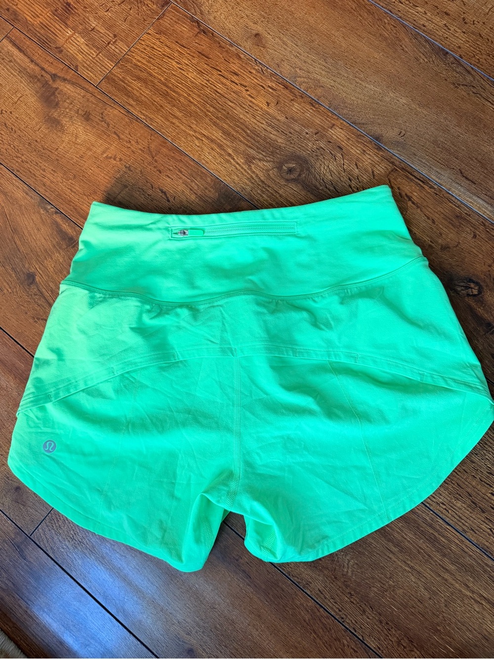 lululemon athletica Neon Green Athletic Shorts